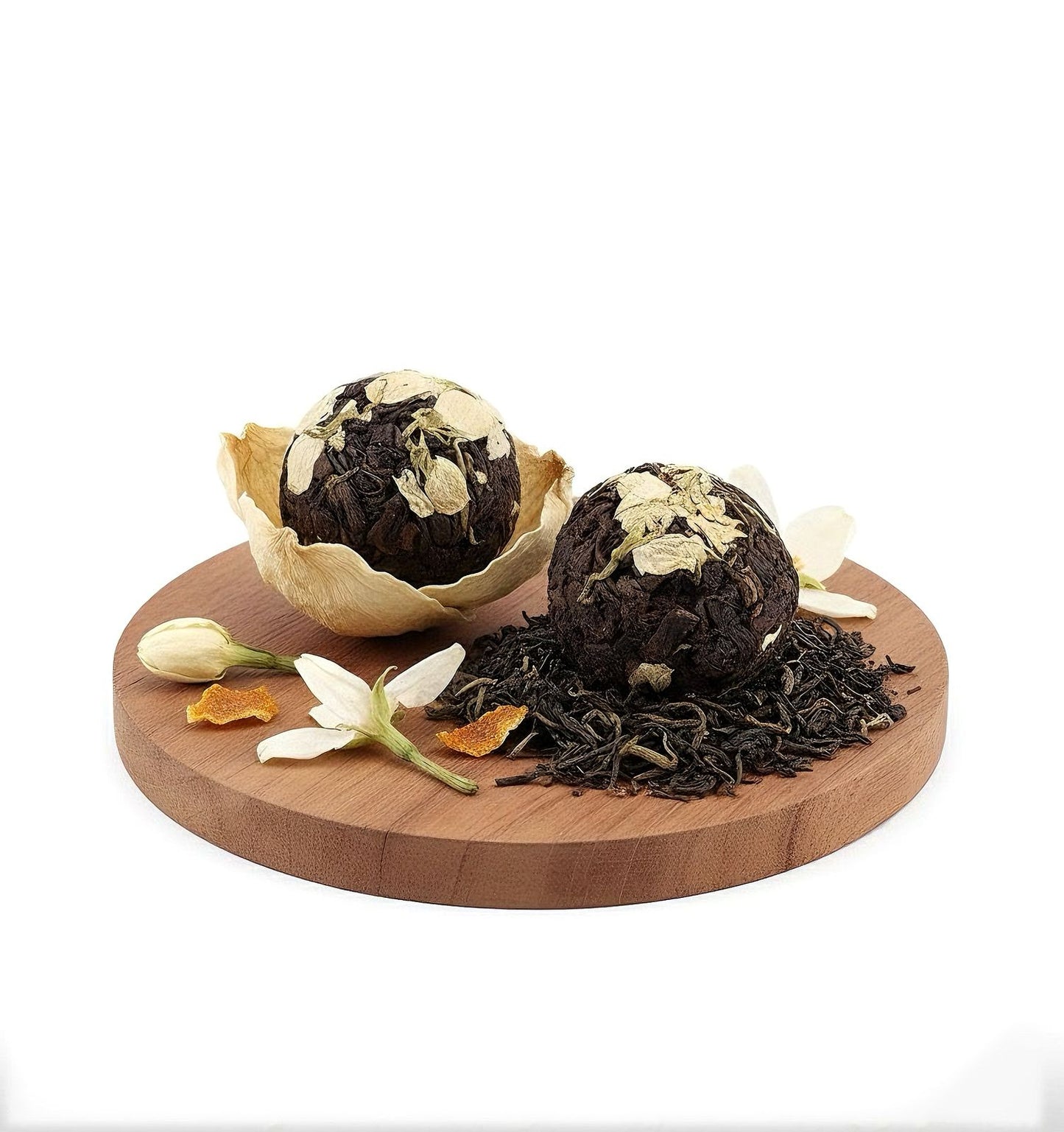 Puerh + Jasmine Flower Chinese Tea Ball