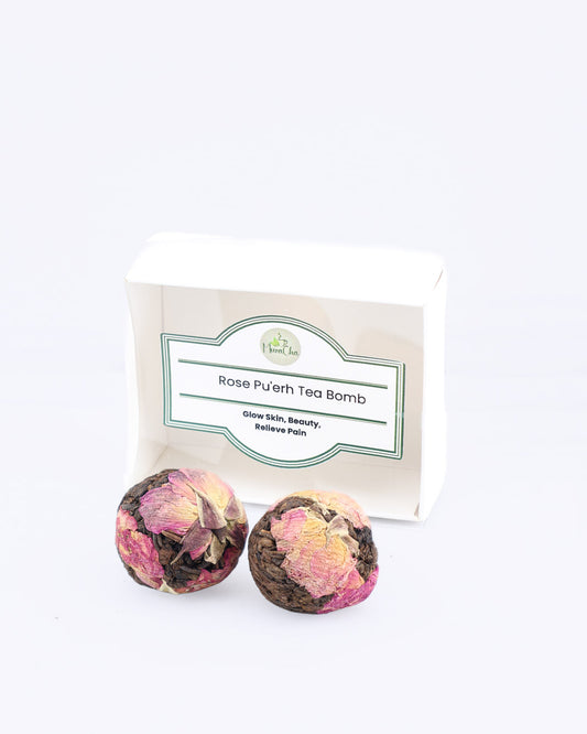 Puerh Tea + Rose Chinese Tea Ball