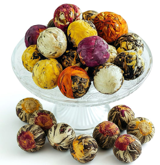 White Tea + Chrysanthemum Flower small Chinese Tea Ball